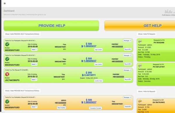 MMM bitcoin script website