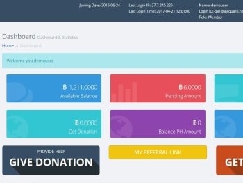 Peer to Peer MMM Donation Script