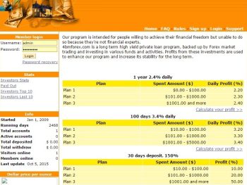 Gold Coders Hyip Manager Pro 2017
