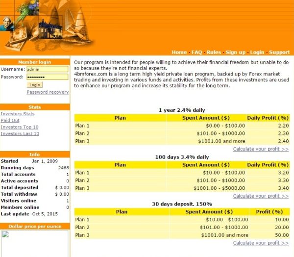 Gold Coders Hyip Manager Pro 2017