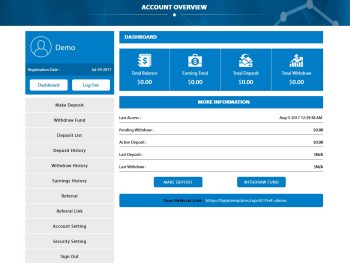 Bitcoin Hyip Script Pro With Shopping Mall Investment Design